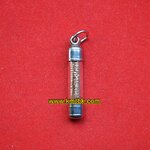 (โชว์) ตะกรุด ยันต์8แถว วัดบางพระ (หลวงพ่อเปิ่น) จ.นครปฐม ขนาดพกพา สูง 4ซม. ออกบูชา ปี2554