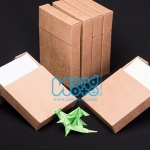 กระดาษโน๊ต พร้อมกล่องนํ้าตาล