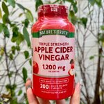 Nature's Truth Apple Cider Vinegar 1200 mg. บรรจุ 200 แคปซูล อาหารเสริม น้ำส้มสายชูหมักจากแอปเปิ้ล (1กระปุก)