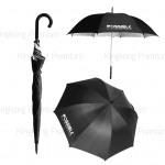 ร่มดำ 30 นิ้วก้านงอ สกรีนลาย Possible