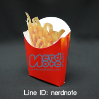 กล่อง เฟรนฟราย สีแดง