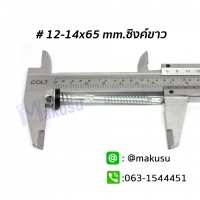 12-14x65 mm.ซิงค์ขาว 100ตัว/ถุง
