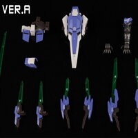 Set A Exia สีขาว-น้ำเงิน