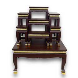 โต๊ะหมู่ 7 หน้า 6 พิกุลน้ำตาล (ฐานรองแคบ)