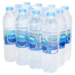 คริสตัล น้ำดื่ม 600มล. x 12 ขวด