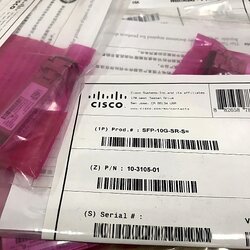 NEW, Cisco SFP-10G-SR-S= [TorCompTH Thailand - ขาย จำหน่าย ราคา] Cisco 10GBASE-SR SFP Module, Enterprise-Class Multimode