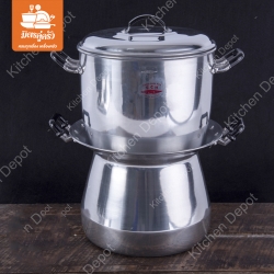 หม้อนึ่งไทย หม้อหวดอลูมิเนียม - ตราจระเข้