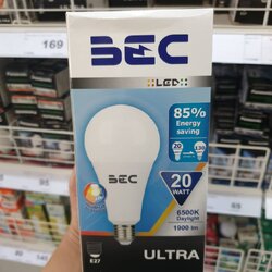 15841 หลอดเกลียว LED 20W แสงขาว ULTRA BEC (E27/6500k)