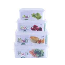 กล่องใส Fresh Lock Set 4 ใบ