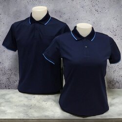 POLYGAN COOL เสื้อโปโล เสื้อคอปก คูบาลานซ์ สีกรมท่า คลูบาลานซ์ไม่ขึ้นขุย100%