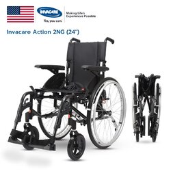 รถเข็นผู้ป่วย Invacare Action 2NG ล้อใหญ่ รับประกัน 2 ปี