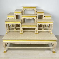 โต๊ะหมู่ 9 หน้า 8 ลายน้ำทอง