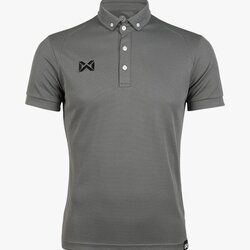 POLO SPORT WARRIX ( วอริกซ์ ) WA-3315N EE เสื้อโปโลสปอร์ต เสื้อคอกปก สีเทาเข้ม