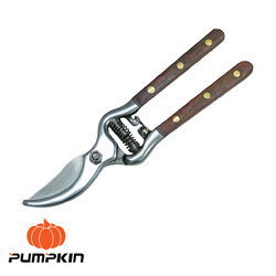กรรไกรตัดกิ่งไม้ 8"1/2 ด้ามไม้ PTT-220 PUMPKIN(33513)