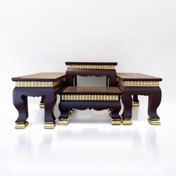 โต๊ะหมู่ชุดเล็ก หมู่ 4 หน้า 5 พิกุลน้ำตาล