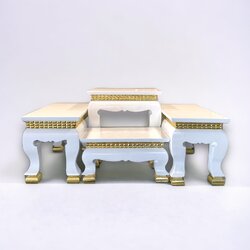 โต๊ะหมู่ชุดเล็ก หมู่ 4 หน้า 5 พิกุลขาว