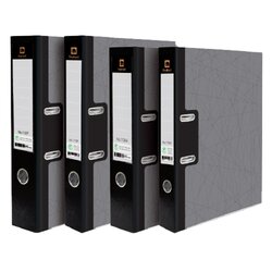 แฟ้มสันกว้าง ตราช้าง 112 A4 สัน 3" สีดำ