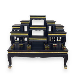 โต๊ะหมู่ 9 หน้า 6 พิกุลโอ๊ค (ฐานรองแคบ)