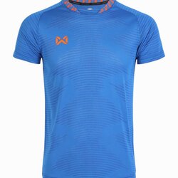 WARRIX เสื้อกีฬาลิขสิทธิ์แท้ วาริค PULZAR Training Shirt เสื้อกีฬาแขนสั้น สีฟ้า BB