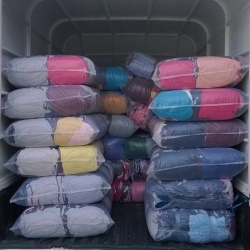 เศษผ้าสีเย็บวน 25กก./ถุง