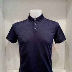 POLYGAN เสื้อโปโลสปอร์ต SUPER FLOW ปกเชิ๊ตคลาสสิค สีกรมท่า