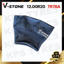 ยางในขนาด 12.00-20, 12.00R20 TR78A ยี่ห้อ V-STONE (จุ๊ปยาว) ยางในรถเครน มาตรฐานประเทศเกาหลี