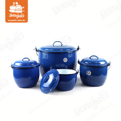 หม้อหูหิ้วเคลือบ - ตรากระต่าย