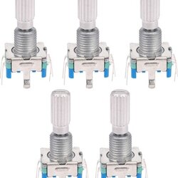 Plum handle 20 mm Rotary encoder รุ่น EC11 / digital potentiometer / Rotary หมุนรับค่า 360 องศาพร้อมสวิตช์ปุ่มกด