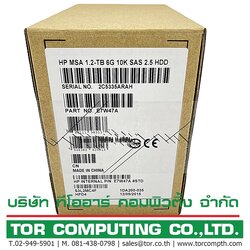 New, HP E7W47A 730704-001 [TorCompTH Thailand - ขาย จำหน่าย ราคา] HP MSA2 1.2-TB 6G 10K 2.5IN DP ENT SAS HDD for MSA 2040
