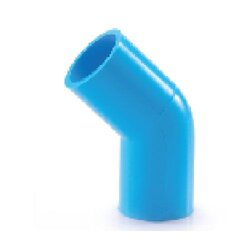 15840 ข้องอ45PVC 1"1/2 (หนา) ท่อน้ำไทย