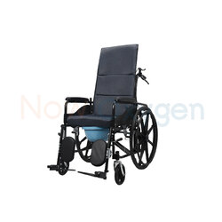 รถเข็นแมนนวล รุ่นพนักพิงสูง ปรับเอนนอน ปรับเหยียดขา (High Back Manual Wheelchair) รับประกัน 1 ปี