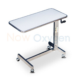 โต๊ะค่อมเตียง ทานอาหาร ปรับระดับได้ สแตนเลสหนา รับประกัน 1 ปี