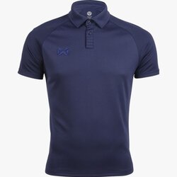 WARRIX ( วอริกซ์ ) WA-203PLACL01 Vibes POLO SPORT ลิขสิทธิ์แท้ 100% เสื้อโปโลสปอร์ต เสื้อคอกปก สีกรมท่า