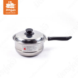 หม้อด้ามสแตนเลส 20 ซม. พร้อมนึ่ง - BC