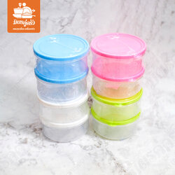 กล่องกลม แพ็ค 2 ใบ FK-2003