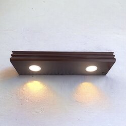 กล่องไฟลายบัว สีน้ำตาล