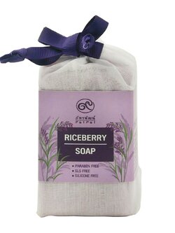 สบู่น้ำนมข้าวไรซ์เบอร์รี่ (แบบก้อน) 200 กรัม