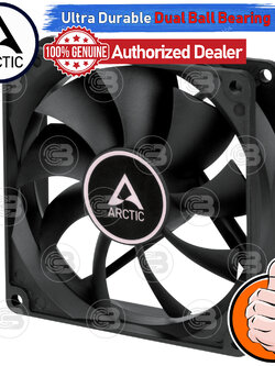[CoolBlasterThai] ARCTIC F9 PWM PST CO BLACK (size 92 mm.) PC Fan Case ประกัน 6 ปี