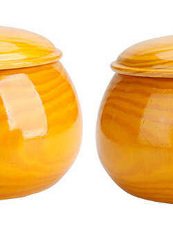 โถหมากล้อมไม้สปรูซ spruce (2ใบ)