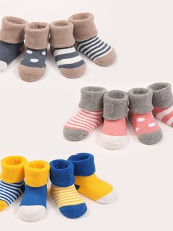 ถุงเท้าเด็ก เซ็ต 4 คู่