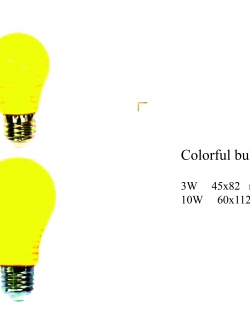 Colorful bulb