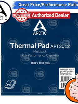[CoolBlasterThai] Arctic Thermal Pad (Basic Pad) TP-1 (APT2012) Value Pack 4Pcs 100x100x1.0 mm./1.2 W/mK