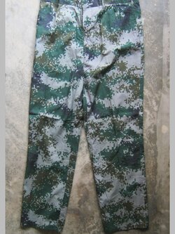 กางเกง ทหารกองทัพบกจีน ปี 2007