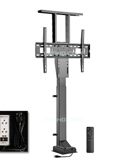 Metalnic New! M2000-D2 ขาตั้งทีวีขนาด 37-65 นิ้ว Max VESA 600x400mm., Weight Capacity 50 Kg., ปรับยกจอขึ้น-ลง ด้วยมอเตอร์ไฟฟ้า สำหรับงานติดตั้งซ่อนในตู้เอนกประสงค์ หรือตู้คาบิเนต (ราคาไม่รวมตู้) รับประกันมอเตอร์ 1 ปี
