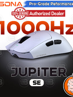 [CoolBlasterThai] KYSONA JUPITER SE White 1K PAW3311/46± 3G/24000 DPI Gaming Mouse (1-Y Waranty)