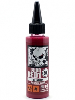 Skull Color 51 Char Red1