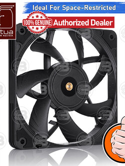 [CoolBlasterThai] Noctua NF-A12x15 PWM Chromax.Black.Swap PC Fan Case (size 120 mm.) ประกัน 6 ปี