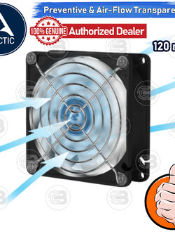 [CoolBlasterThai] Arctic Fan Grill Nickel Plated Steel Size120 MM.