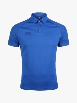WARRIX ( วอริกซ์ ) WA-203PLACL01 Vibes POLO SPORT ลิขสิทธิ์แท้ 100% เสื้อโปโลสปอร์ต เสื้อคอกปก สีน้ำเงิน