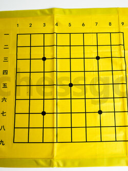 กระดานสาธิตหมากล้อมแม่เหล็ก9เส้น (กระดานผ้า)